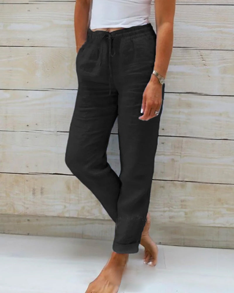 Sophia | Pantalon confortable en lin