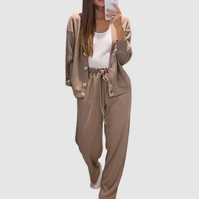 Sophia | Ensemble confortable 2 pièces en tricot