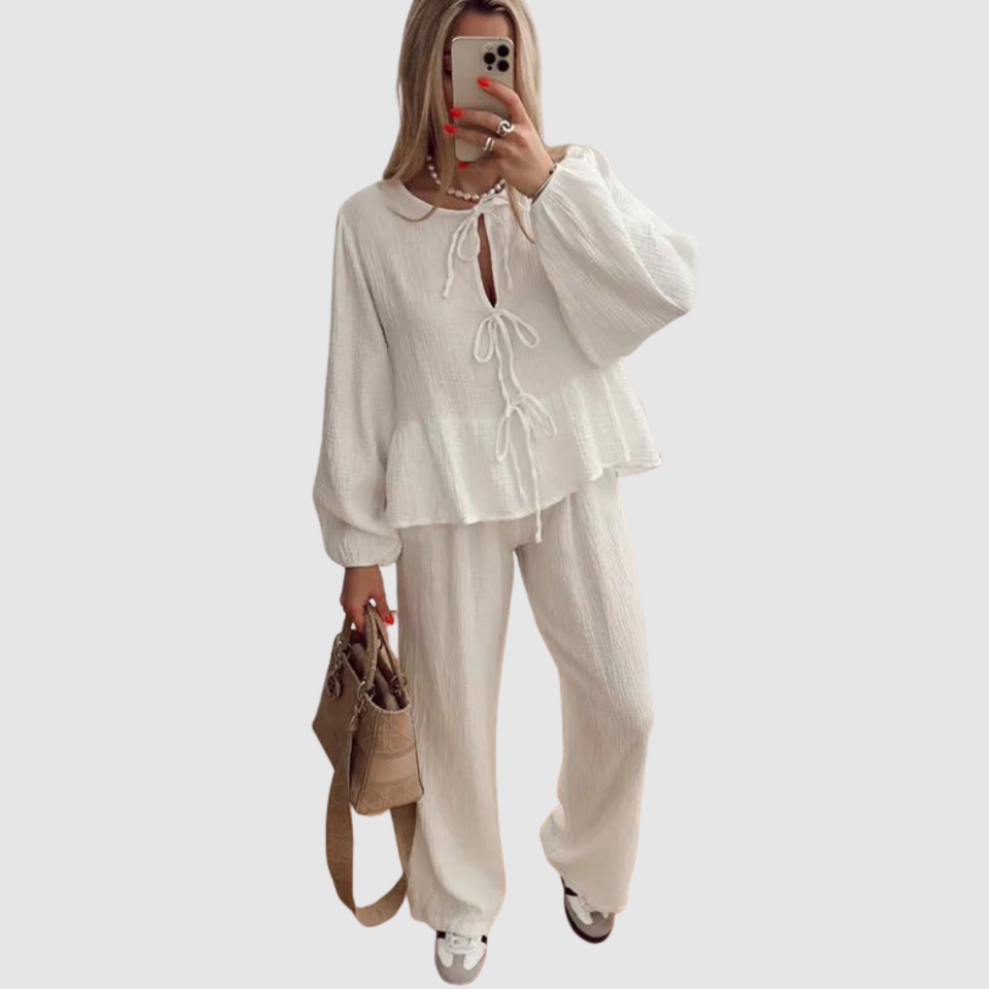 Sophia | Ensemble 2 pièces de luxe léger