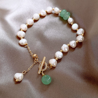 Collier avec perles de mer