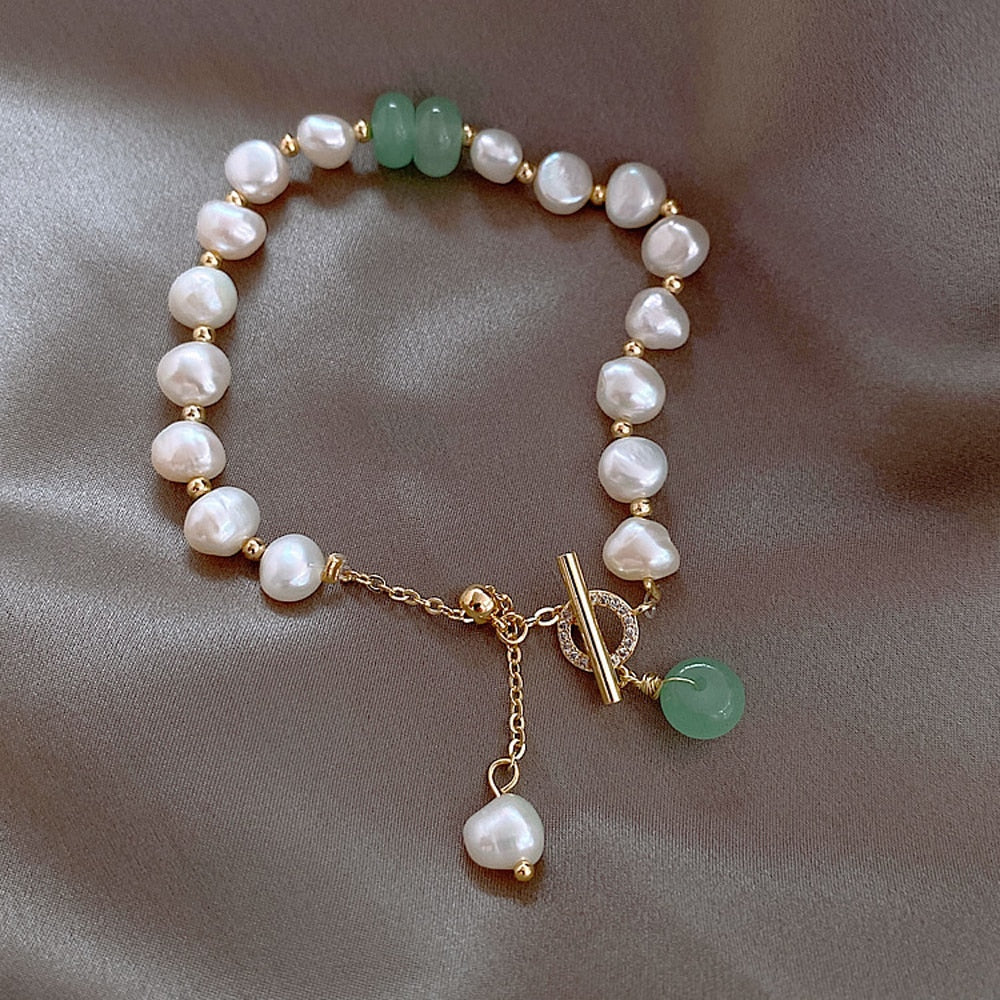 Collier avec perles de mer