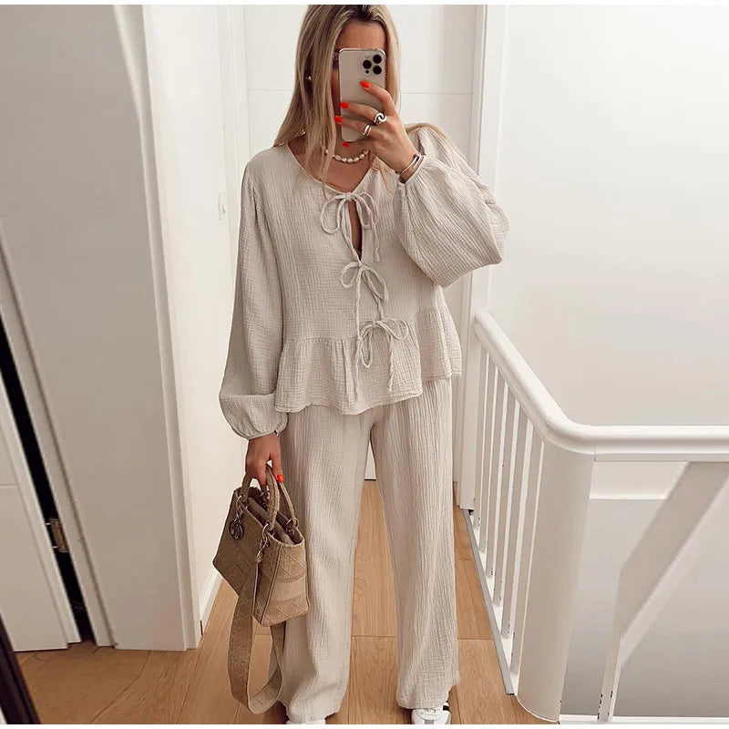 Sophia | Ensemble 2 pièces de luxe léger