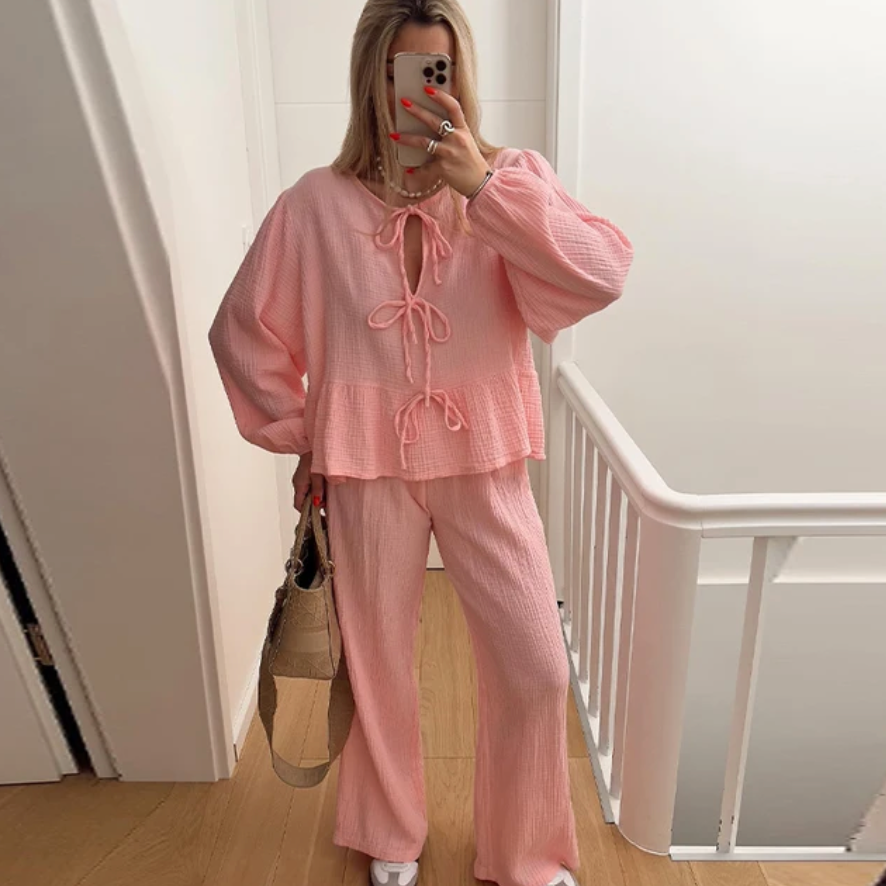 Sophia | Ensemble 2 pièces de luxe léger