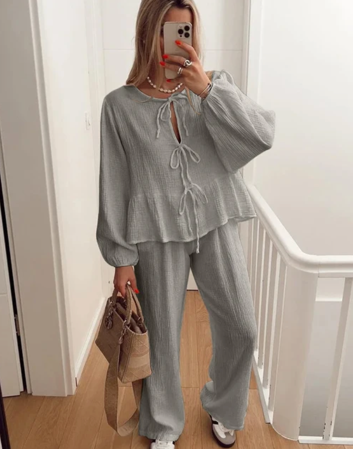 Sophia | Ensemble 2 pièces de luxe léger