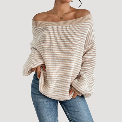 Sophia | Pull rayé luxueux