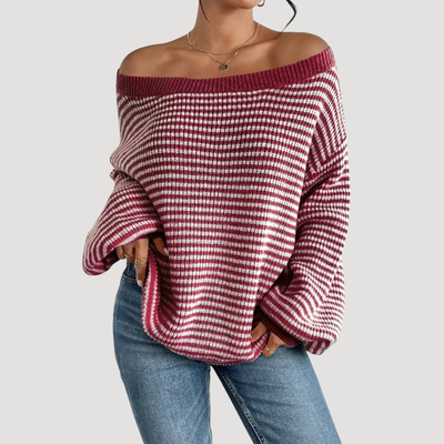 Sophia | Pull rayé luxueux
