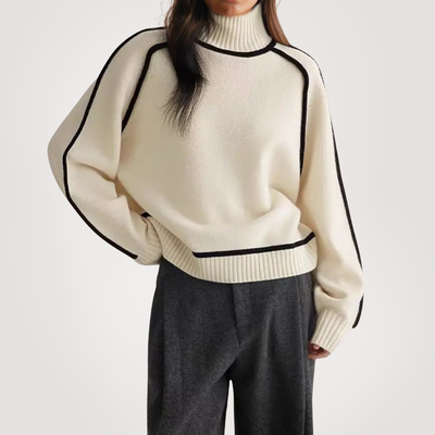 Sophia | Pull à col roulé confortable et luxueux